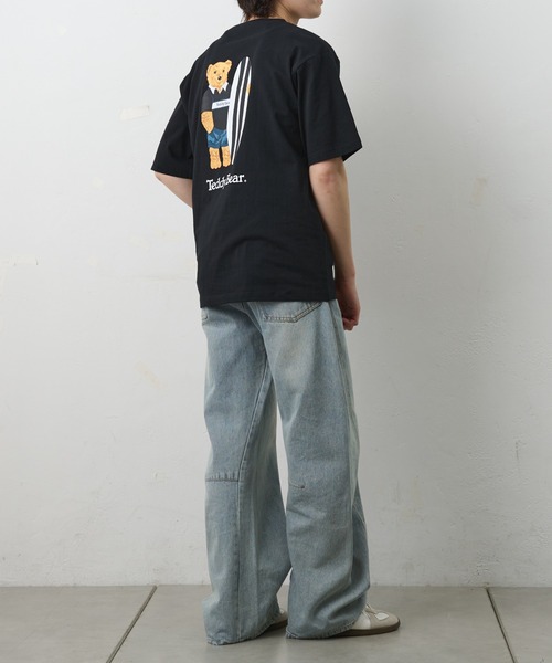 COLONY 2139（コロニートゥーワンスリーナイン）の「ConVenir/コンサーフボードテディベアポケットTEE（Tシャツ/カットソー・メンズ・ホワイト/ブラック・LARGE/MEDIUM/SMALL）」の7枚目の写真