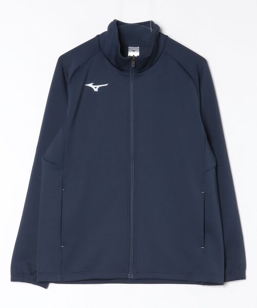 MIZUNO（ミズノ　）の「ミズノ  ウォームアップジャケット（ジャージ・メンズ・ネイビー/ブラック/グレー・M/L/LL/3L）」の6枚目の写真