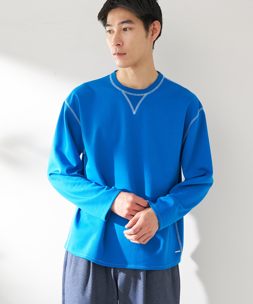 B.C STOCK（ベーセーストック）の「ANTS & ELEPHANTS / アンツアンドエレファンツ リバーシブル ロングスリーブTシャツ（Tシャツ/カットソー・メンズ・ブラック/アイボリー/ネイビー/ブルー系その他/イエロー・MEDIUM/LARGE）」の4枚目の写真