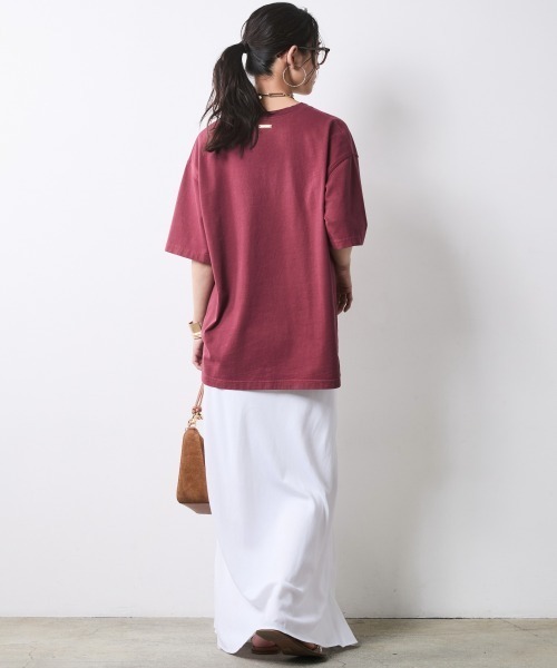 CHIC STYLE(シックスタイル)の「ナローマキシスカート<大きいサイズ有>シックスタイル(スカート・レディース・オフホワイト/モカ/ネイビー・5L/4L/3L/LL/L/M)」の17枚目の写真