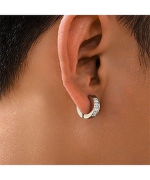 WARAIJOGO（ワライジョウゴ）の「EK560/ビジューストーンクリップイヤリング/片耳用/メンズ((NEZ)（イヤリング）」