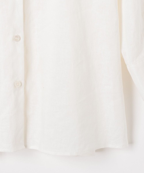 BAYFLOW（ベイフロー）の「ウエストマークビッグシャツ（シャツ/ブラウス・レディース・ライトブルー/オフホワイト/ピンク・FREE）」の17枚目の写真