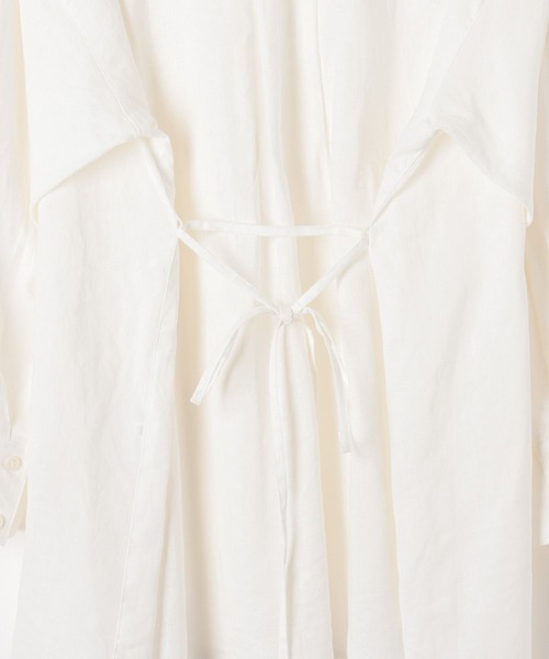 BAYFLOW（ベイフロー）の「ウエストマークビッグシャツ（シャツ/ブラウス・レディース・ライトブルー/オフホワイト/ピンク・FREE）」の19枚目の写真