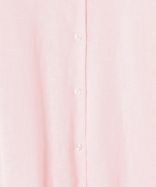 BAYFLOW（ベイフロー）の「ウエストマークビッグシャツ（シャツ/ブラウス・レディース・ライトブルー/オフホワイト/ピンク・FREE）」の22枚目の写真