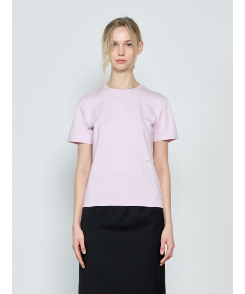 TOSE(トセ)の「ベーシックコットンTシャツラベンダー(Tシャツ/カットソー・レディース・その他・FREE)」の2枚目の写真