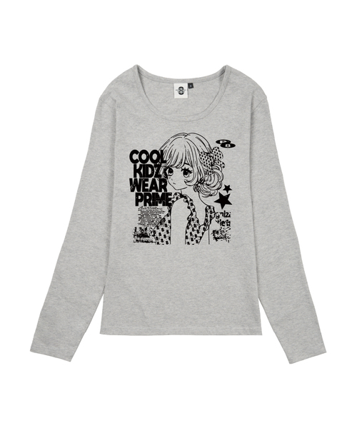 PRIMATE(プライメイト)の「SERA スリムフィットロングスリーブ 5 COLORS(Tシャツ/カットソー・レディース・ホワイト/ブラック/ネイビー/グレー系・SMALL/MEDIUM)」の3枚目の写真