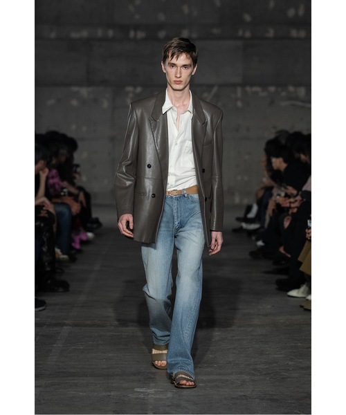 ATTACHMENT(アタッチメント)の「13OZ デニム ストレートジーンズ / 13OZ DENIM STRAIGHT JEANS(デニムパンツ・メンズ・ブラック/ライトインディゴブルー・4/3/2/1)」の3枚目の写真