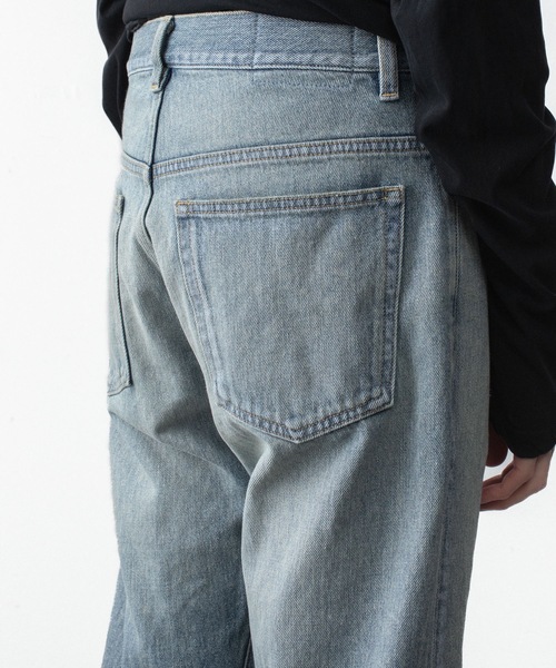 ATTACHMENT(アタッチメント)の「13OZ デニム ストレートジーンズ / 13OZ DENIM STRAIGHT JEANS(デニムパンツ・メンズ・ブラック/ライトインディゴブルー・4/3/2/1)」の10枚目の写真