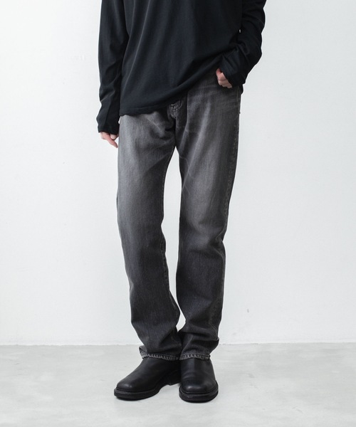 ATTACHMENT(アタッチメント)の「13OZ デニム ストレートジーンズ / 13OZ DENIM STRAIGHT JEANS(デニムパンツ・メンズ・ブラック/ライトインディゴブルー・4/3/2/1)」の13枚目の写真