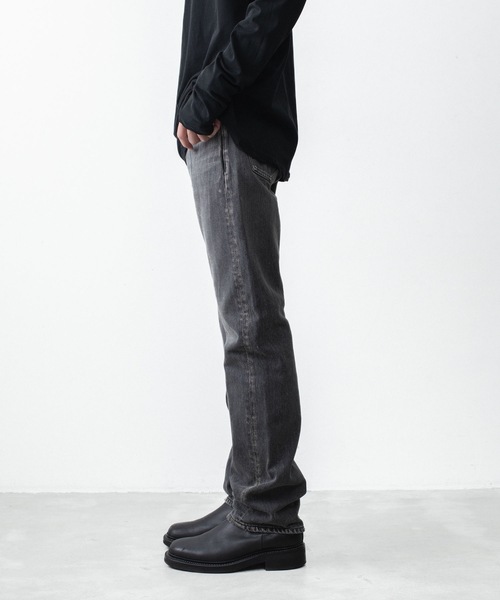ATTACHMENT(アタッチメント)の「13OZ デニム ストレートジーンズ / 13OZ DENIM STRAIGHT JEANS(デニムパンツ・メンズ・ブラック/ライトインディゴブルー・4/3/2/1)」の15枚目の写真