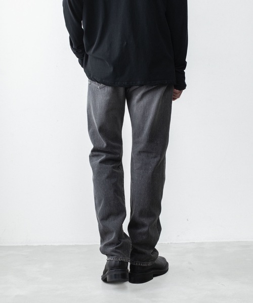 ATTACHMENT(アタッチメント)の「13OZ デニム ストレートジーンズ / 13OZ DENIM STRAIGHT JEANS(デニムパンツ・メンズ・ブラック/ライトインディゴブルー・4/3/2/1)」の16枚目の写真