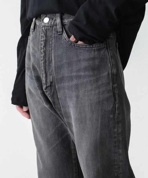 ATTACHMENT(アタッチメント)の「13OZ デニム ストレートジーンズ / 13OZ DENIM STRAIGHT JEANS(デニムパンツ・メンズ・ブラック/ライトインディゴブルー・4/3/2/1)」の17枚目の写真