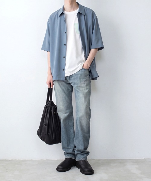 ATTACHMENT(アタッチメント)の「13OZ デニム ストレートジーンズ / 13OZ DENIM STRAIGHT JEANS(デニムパンツ・メンズ・ブラック/ライトインディゴブルー・4/3/2/1)」の11枚目の写真