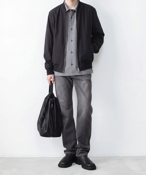 ATTACHMENT(アタッチメント)の「13OZ デニム ストレートジーンズ / 13OZ DENIM STRAIGHT JEANS(デニムパンツ・メンズ・ブラック/ライトインディゴブルー・4/3/2/1)」の21枚目の写真
