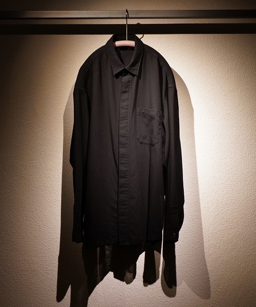 TROVE(トローヴ)の「TROVE 26SS / MODERN WOOL VIYELLA SHIRT(シャツ/ブラウス・メンズ・ブラック/オフホワイト・3/1)」の5枚目の写真