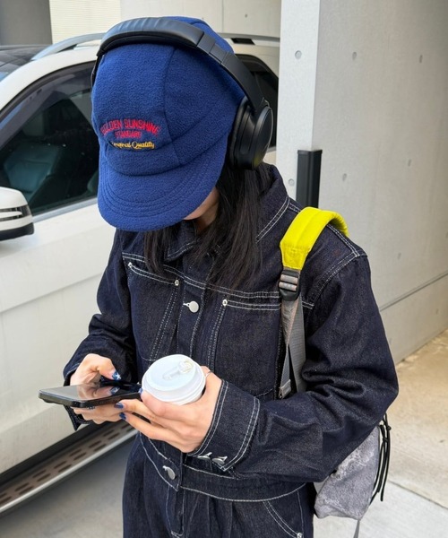 lanan select（ラナンセレクト）の「デニムジャケット ハイウエストタックデニム セットアップ（セットアップ・レディース・インディゴブルー・M/L）」の6枚目の写真