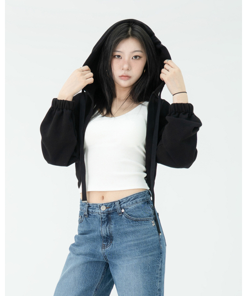 PHOS333(フォースサンサンサン)の「W Hooded Bolero(その他トップス・レディース・その他・FREE)」の1枚目の写真