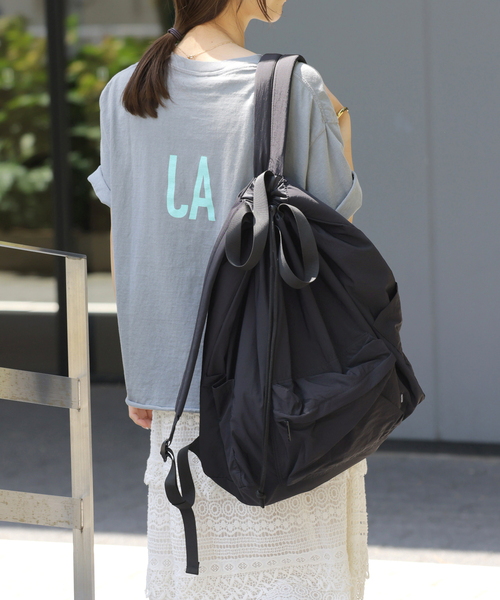 PACKING（パッキング）の「《WEB限定》【PACKING/パッキング】LIGHT LIGHT NAP BACK PACK：リュック（バックパック/リュック・レディース・ブラック・FREE）」の10枚目の写真