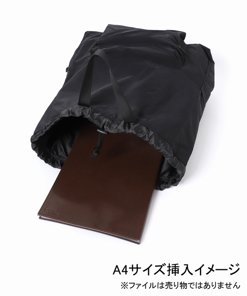 PACKING（パッキング）の「《WEB限定》【PACKING/パッキング】LIGHT LIGHT NAP BACK PACK：リュック（バックパック/リュック・レディース・ブラック・FREE）」の14枚目の写真