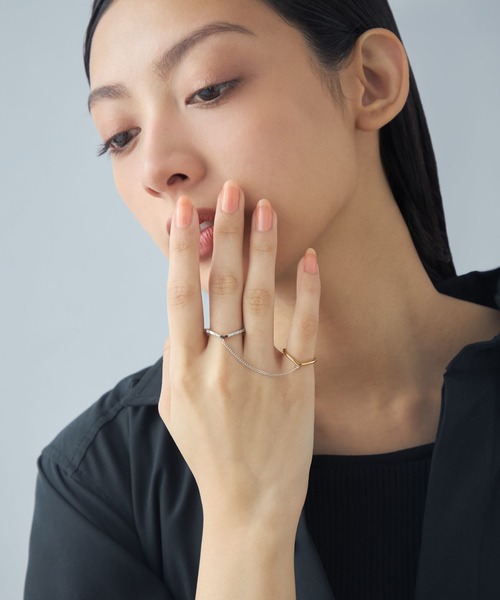 Jouete（ジュエッテ）の「[リンクトリング] ジルコニア コンビカラー（リング・レディース・ゴールド系その他・M/S）」の6枚目の写真