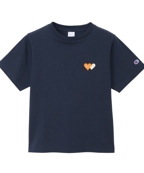 Champion(チャンピオン)の「チャンピオン SHORT SLEEVE T-SHIRT(Tシャツ/カットソー・レディース・ネイビー/ホワイト/ブルー/グレー・M/L)」の4枚目の写真
