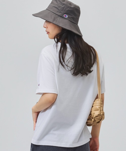 Champion(チャンピオン)の「チャンピオン SHORT SLEEVE T-SHIRT(Tシャツ/カットソー・レディース・ネイビー/ホワイト/ブルー/グレー・M/L)」の13枚目の写真