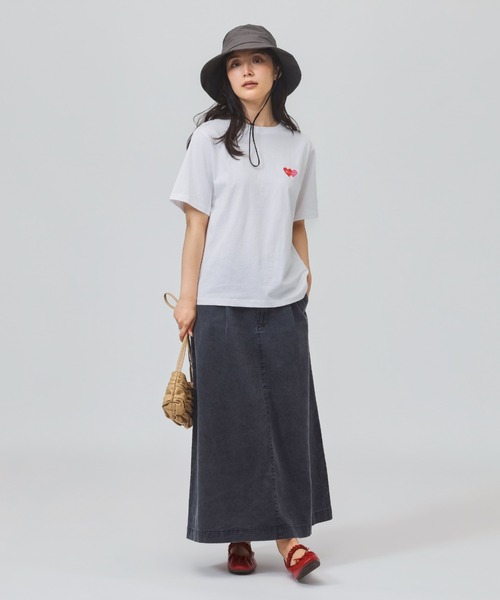 Champion(チャンピオン)の「チャンピオン SHORT SLEEVE T-SHIRT(Tシャツ/カットソー・レディース・ネイビー/ホワイト/ブルー/グレー・M/L)」の14枚目の写真
