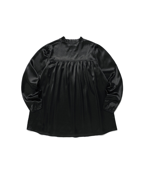 NICE GHOST CLUB（ナイスゴーストクラブ）の「FFATS PLEATED PUFF SATIN DRESS_BLACK(NG2GSUPA92A)（ワンピース・レディース・ブラック・F）」の5枚目の写真