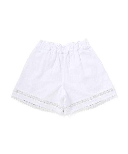 SLAP SLIP(スラップスリップ)の「裾レース刺しゅう入りデニムショートパンツ(90~130cm)(デニムパンツ・キッズ・ブルー/ネイビー/ホワイト・110cm/90cm/130cm/100cm/120cm)」の17枚目の写真