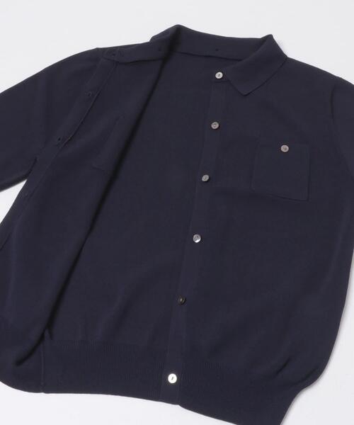 URBAN RESEARCH ROSSO WOMEN(アーバンリサーチ ロッソ)の「襟付コンパクト5分袖カーディガン(カーディガン/ボレロ・レディース・ネイビー/ベージュ/レッド・FREE)」の20枚目の写真