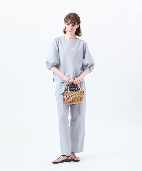 MACKINTOSH PHILOSOPHY(マッキントッシュ フィロソフィー)の「リバティプリントバスケットバッグ(トートバッグ・レディース・ダークネイビー/ホワイト系その他・FREE)」の7枚目の写真