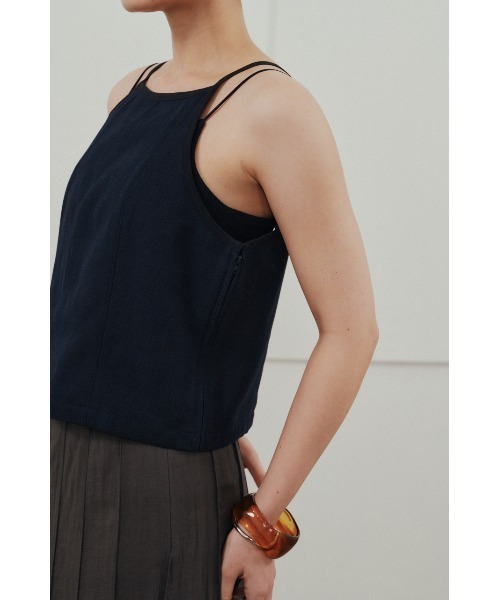 STYLEMIXER(スタイルミキサー)の「セットアップバイカラーキャミ(キャミソール・レディース・ホワイト/ベージュ/ネイビー・SMALL/MEDIUM)」の15枚目の写真