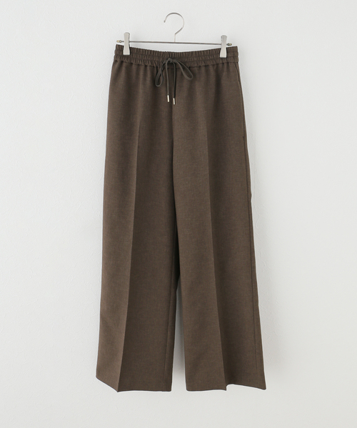 Spick & Span(スピックアンドスパン)の「《34サイズ登場 / 追加》PEウォッシャブルイージースラックスパンツ(スラックス・レディース・ブラウン/ベージュ/チャコールグレー・40/38/36/34)」の22枚目の写真