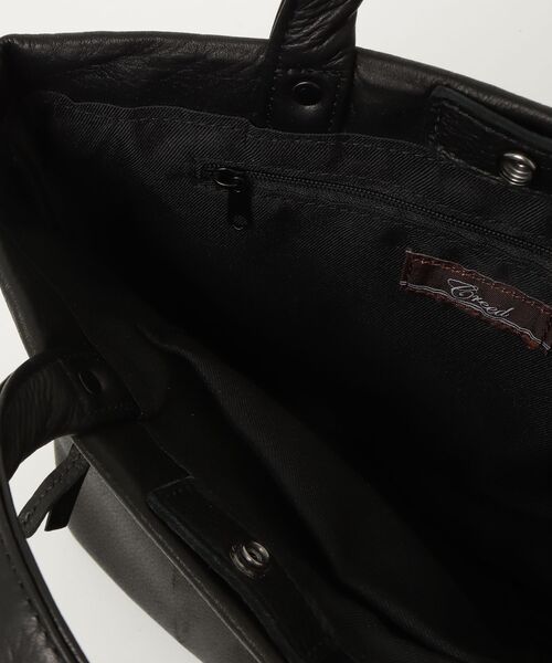 Creed(クリード)の「Garment mini tote(トートバッグ・メンズ・ブラック・FREE)」の3枚目の写真