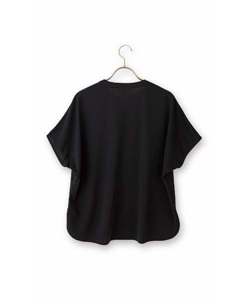 AOYAMA(アオヤマ)の「キーネックブラウス【半袖】【涼】【セットアップ着用可】(シャツ/ブラウス・レディース・グレー/ブラック・L/M/S)」の11枚目の写真