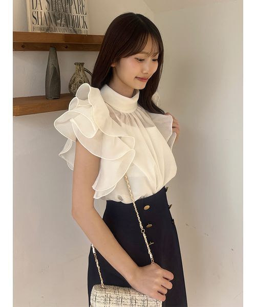 SNIDEL（スナイデル）の「マリンショートパンツ（その他パンツ・レディース・インディゴブルー/アイボリー/ブラック・0/1）」の21枚目の写真