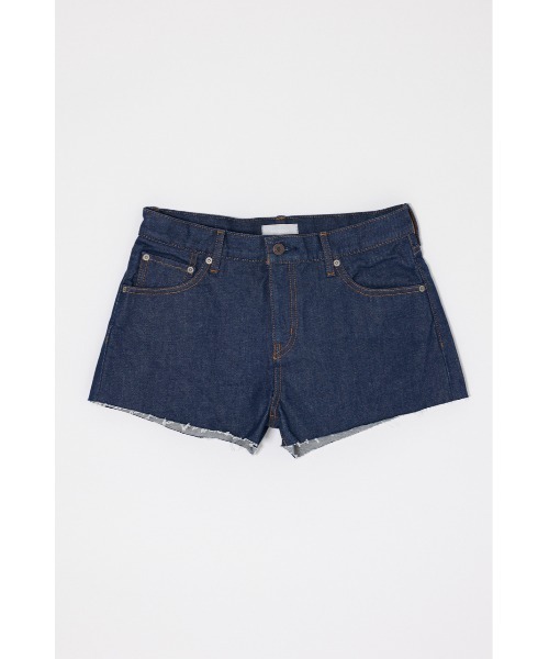 MOUSSY(マウジー)の「MIDRISE RIPPED ショーツ(デニムパンツ・レディース・ワンウォッシュ/ライトブルー・0/1/2)」の11枚目の写真