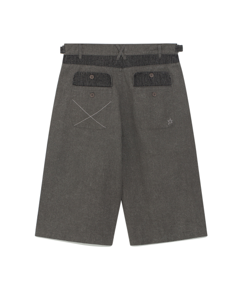 THECOLDESTMOMENT(ザコールデストモーメント)の「TCM pin stripe stitch half pants (charcoal)(その他パンツ・レディース・その他・SMALL/MEDIUM/LARGE)」の3枚目の写真