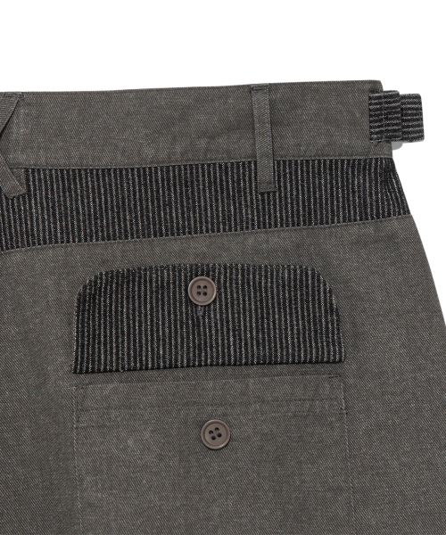 THECOLDESTMOMENT(ザコールデストモーメント)の「TCM pin stripe stitch half pants (charcoal)(その他パンツ・レディース・その他・SMALL/MEDIUM/LARGE)」の5枚目の写真
