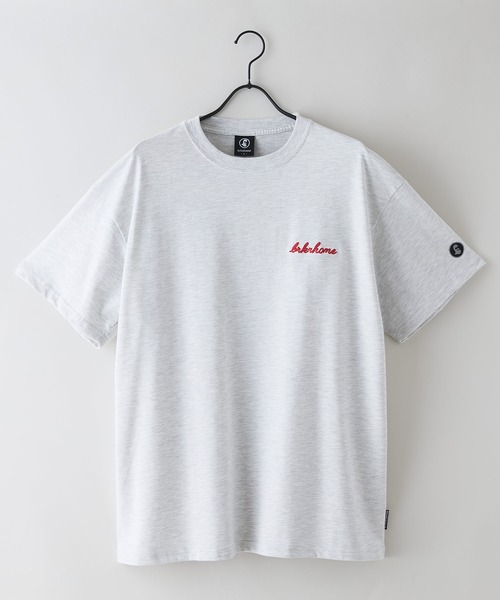 brknhome(ブロークンホーム)の「【BRKNHOME/ブロークンホーム】×【ZERO STAIN/ゼロステイン】【上品なチェーン刺繍ロゴ】コラボTシャツ 汗染み防止 ワンポイント オーバーサイズ(Tシャツ/カットソー・メンズ・オフホワイト/ホワイト/スミクロ・LARGE/MEDIUM)」の10枚目の写真