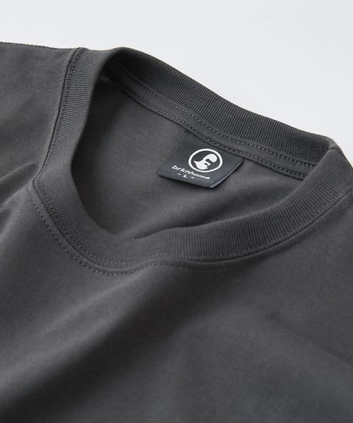brknhome(ブロークンホーム)の「【BRKNHOME/ブロークンホーム】×【ZERO STAIN/ゼロステイン】【上品なチェーン刺繍ロゴ】コラボTシャツ 汗染み防止 ワンポイント オーバーサイズ(Tシャツ/カットソー・メンズ・オフホワイト/ホワイト/スミクロ・LARGE/MEDIUM)」の14枚目の写真
