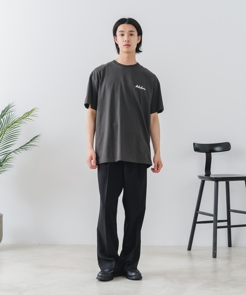 brknhome(ブロークンホーム)の「【BRKNHOME/ブロークンホーム】×【ZERO STAIN/ゼロステイン】【上品なチェーン刺繍ロゴ】コラボTシャツ 汗染み防止 ワンポイント オーバーサイズ(Tシャツ/カットソー・メンズ・オフホワイト/ホワイト/スミクロ・LARGE/MEDIUM)」の21枚目の写真