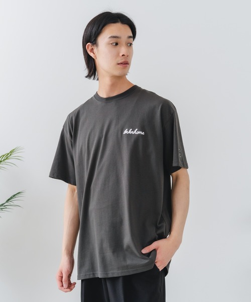 brknhome(ブロークンホーム)の「【BRKNHOME/ブロークンホーム】×【ZERO STAIN/ゼロステイン】【上品なチェーン刺繍ロゴ】コラボTシャツ 汗染み防止 ワンポイント オーバーサイズ(Tシャツ/カットソー・メンズ・オフホワイト/ホワイト/スミクロ・LARGE/MEDIUM)」の20枚目の写真
