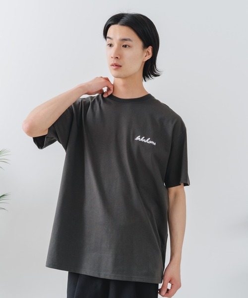 brknhome(ブロークンホーム)の「【BRKNHOME/ブロークンホーム】×【ZERO STAIN/ゼロステイン】【上品なチェーン刺繍ロゴ】コラボTシャツ 汗染み防止 ワンポイント オーバーサイズ(Tシャツ/カットソー・メンズ・オフホワイト/ホワイト/スミクロ・LARGE/MEDIUM)」の18枚目の写真