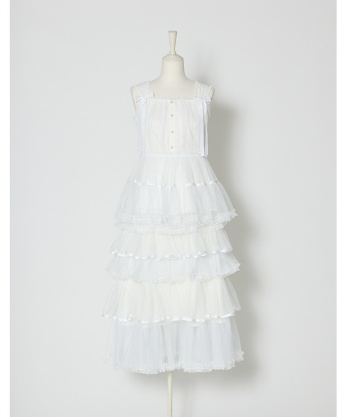 mellfy memory(メルフィーメモリー)の「My sweet eden tulle tunic(シャツ/ブラウス・レディース・ピンク/ホワイト・FREE)」の19枚目の写真