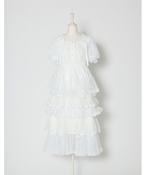 mellfy memory(メルフィーメモリー)の「My sweet eden tulle tunic(シャツ/ブラウス・レディース・ピンク/ホワイト・FREE)」の20枚目の写真