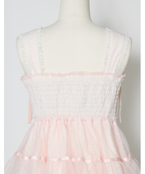 mellfy memory(メルフィーメモリー)の「My sweet eden tulle tunic(シャツ/ブラウス・レディース・ピンク/ホワイト・FREE)」の12枚目の写真