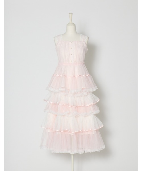 mellfy memory(メルフィーメモリー)の「My sweet eden tulle tunic(シャツ/ブラウス・レディース・ピンク/ホワイト・FREE)」の16枚目の写真