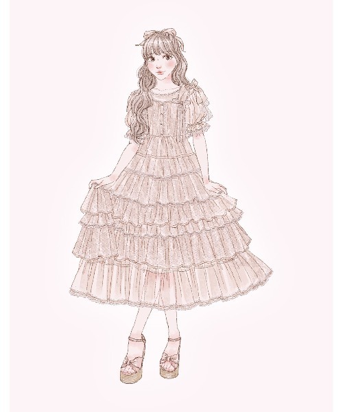 mellfy memory(メルフィーメモリー)の「My sweet eden tulle tunic(シャツ/ブラウス・レディース・ピンク/ホワイト・FREE)」の21枚目の写真