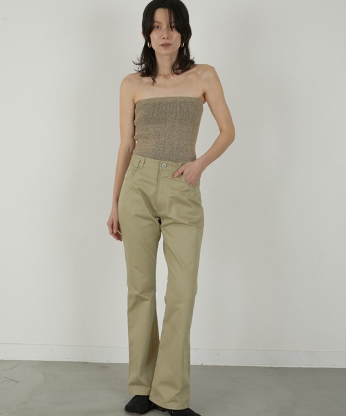 LA PEAU DE GEM（ラポドゥジェム）の「【LA PEAU DE GEM】double bustier/ダブルビスチェ（その他トップス・レディース・ブラック/ベージュ・FREE）」の8枚目の写真